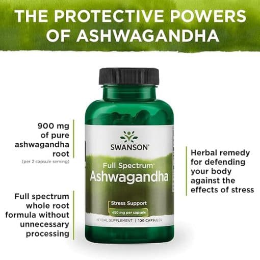 آشواگاندا سوانسون Swanson Ashwagandha — تصویر ۳