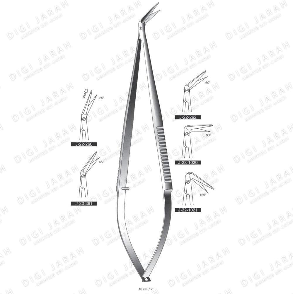 پاتس فنری 90 درجه مشکی دسته گرد گوله دار J-22-1020B surgicon 18cm