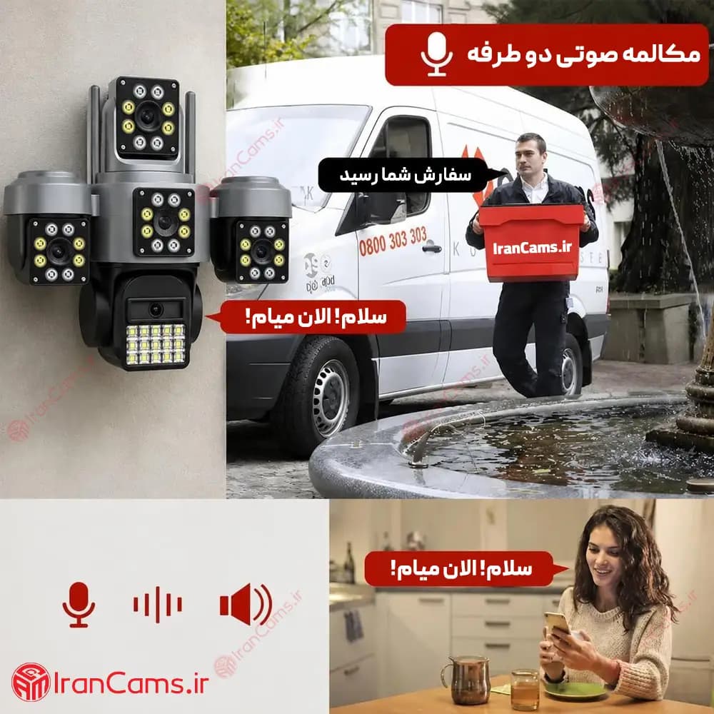 دوربین سیم کارتی 4 لنز 20 مگاپیکسل سرور داخلی HiEasy مدل R880G — تصویر ۶