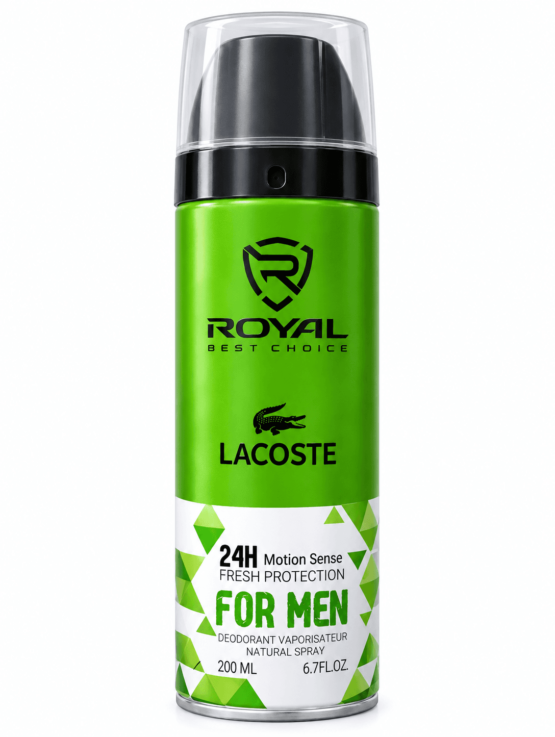 اسپری خوشبوکننده بدن مردانه رویال مدل لاگوست (ROYAL LACOSTE)