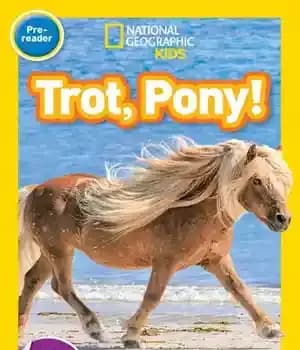 دانلود کتاب National Geographic Readers: Trot, Pony! – خوانندگان نشنال جئوگرافیک: تروت، پونی!