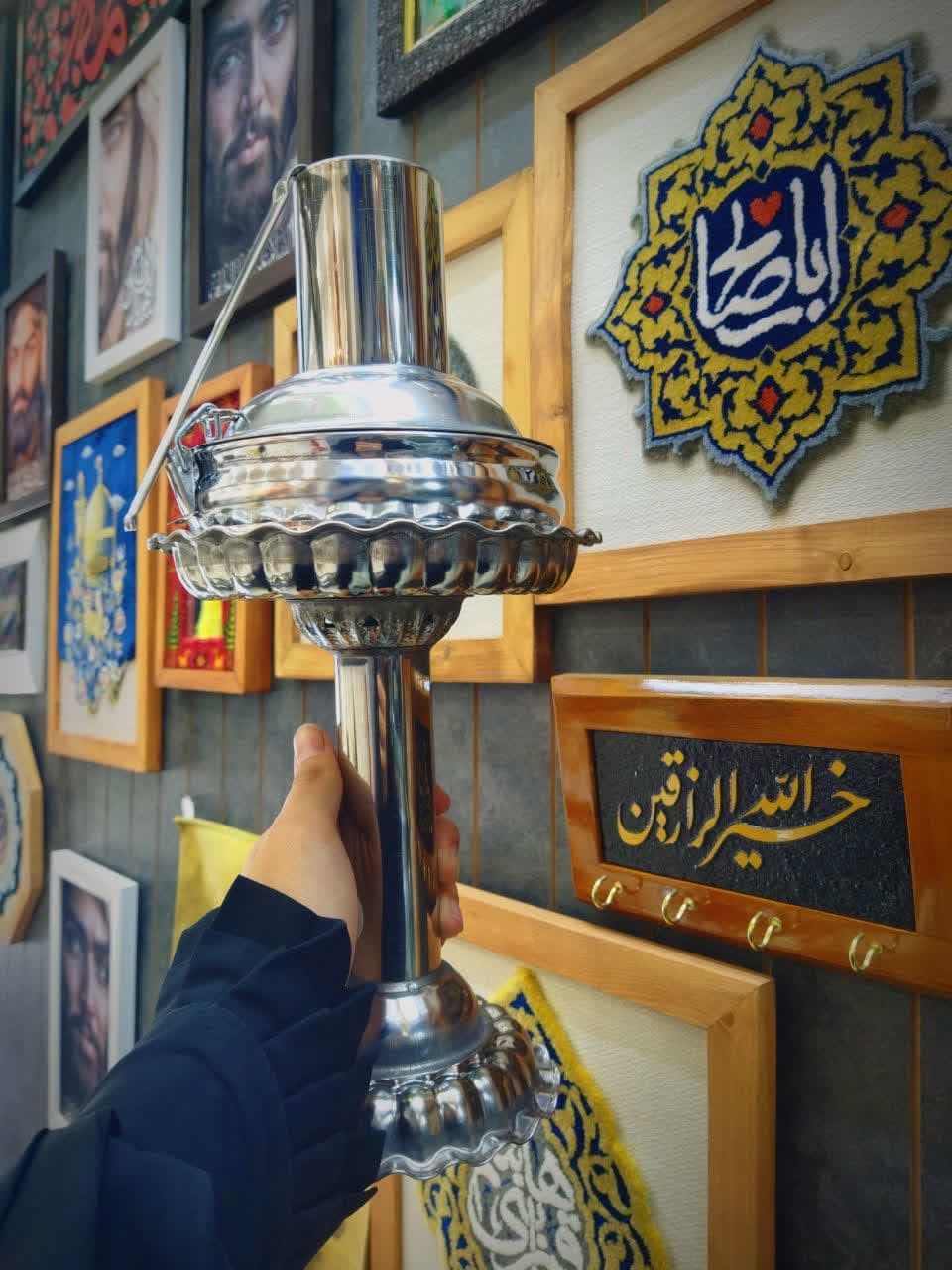 اسپند دود کنی استیل انبر دار متوسط
