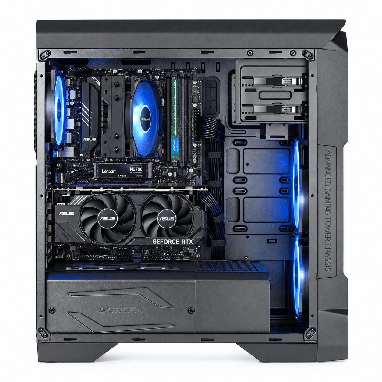 سیستم گیمینگ (Pulse) i5-14400F + RTX 5050 8GB + 1TB SSD — تصویر ۲