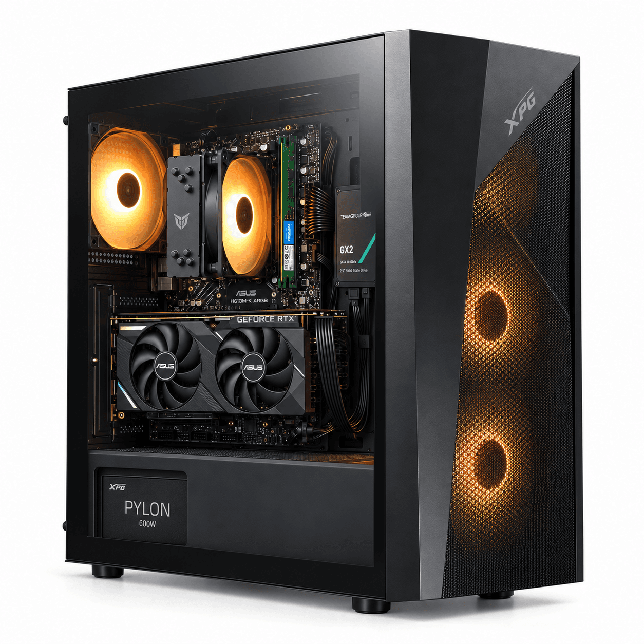 سیستم گیمینگ (Vortex) i5-12400F + RTX 3060 12GB + 16GB RAM — تصویر ۳