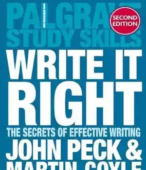 دانلود کتاب Write it Right: The Secrets of Effective Writing – درست بنویس: رازهای نوشتن موثر