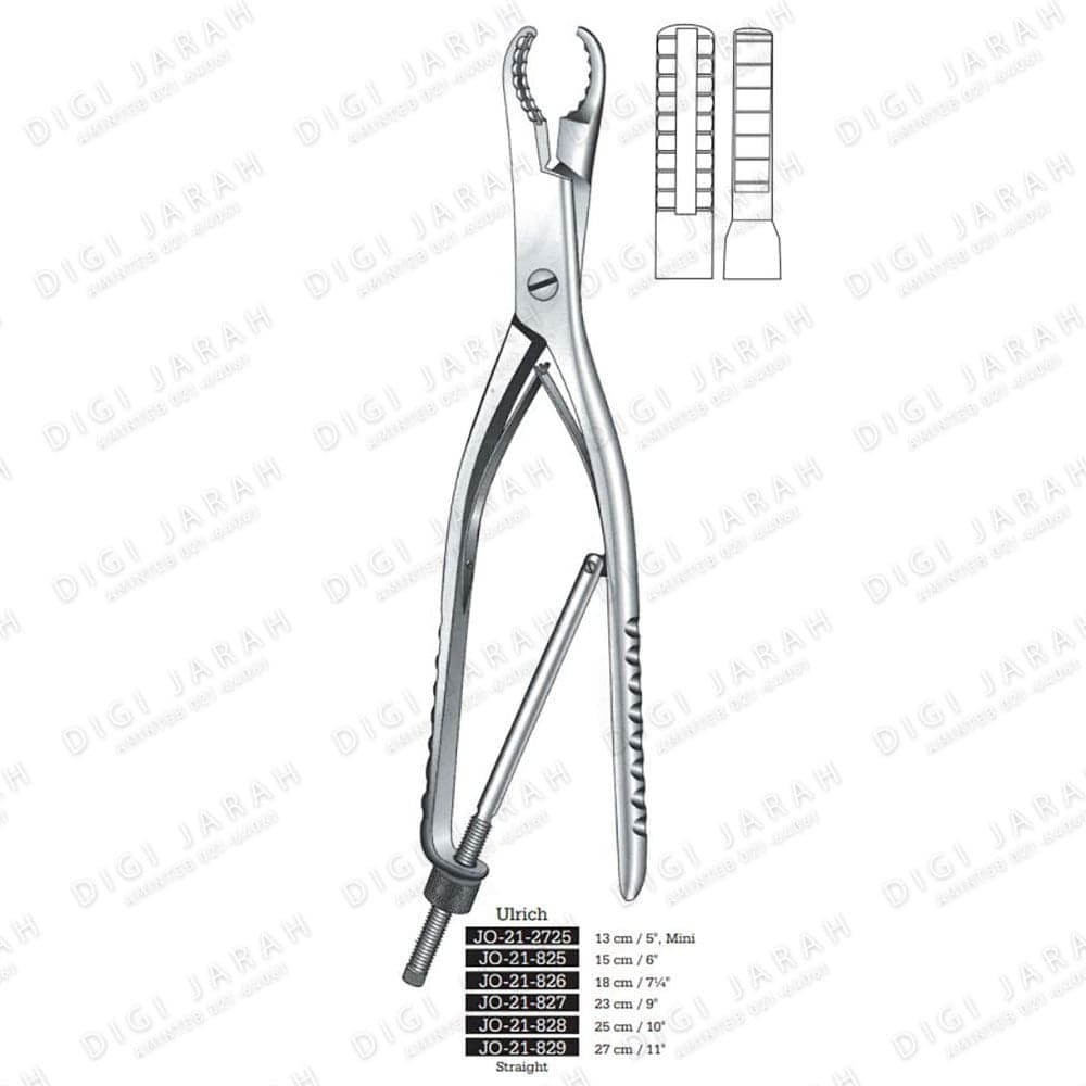 استخوانگیر اولریخ مستقیم JO-21-828 surgicon 25cm