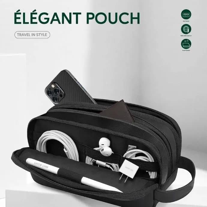 کیف چرم لوازم جانبی مردانه گرین لاین Green Lion Elegant Pouch — تصویر ۳