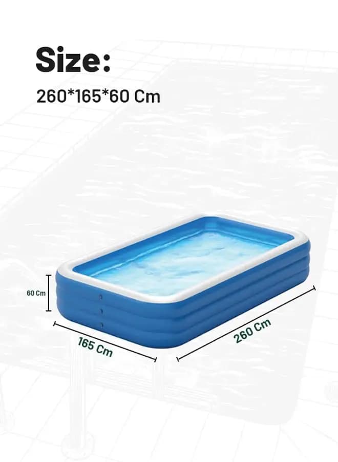 استخر بادی طول 260cm گرین لاین Green Lion Inflatable Big Swimming Pool — تصویر ۳