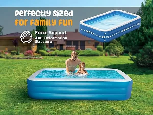 استخر بادی طول 260cm گرین لاین Green Lion Inflatable Big Swimming Pool — تصویر ۵