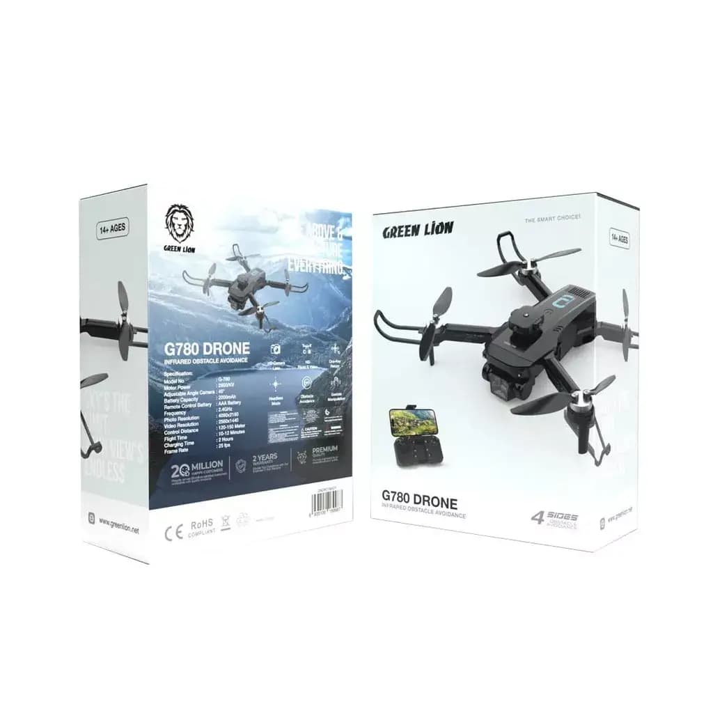 کوادکوپتر (هلی شات) دوربین دار گرین لاین مدل Green Lion G780 Drone — تصویر ۲
