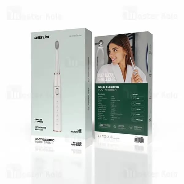 مسواک برقی گرین لاین Green Lion GB-37 Electric Toothbrush — تصویر ۲