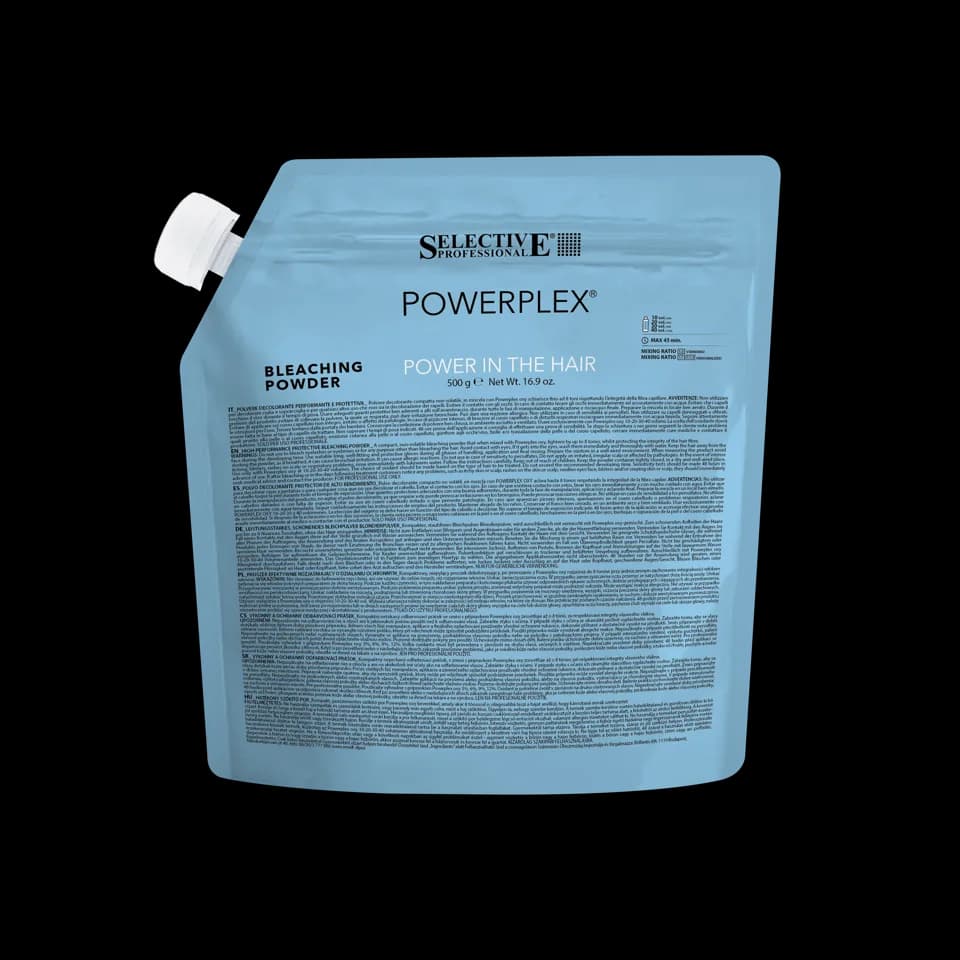 پودر دکلره حرفه ای پلکس دار سلکتیو 500 گرم POWDER BLEACH POWERPLEX