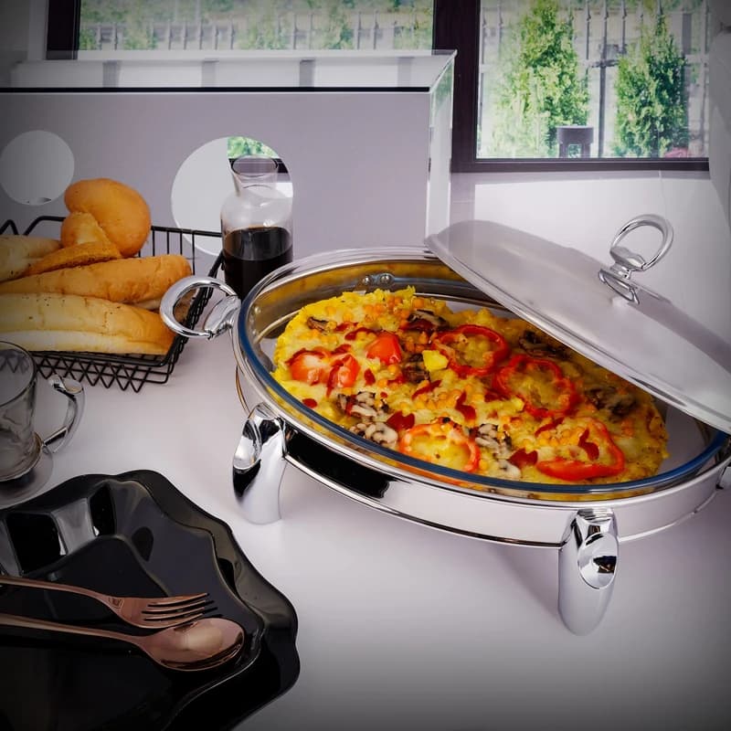 سوفله بزرگ بیضی کروم مدل OW-3105 — تصویر ۳