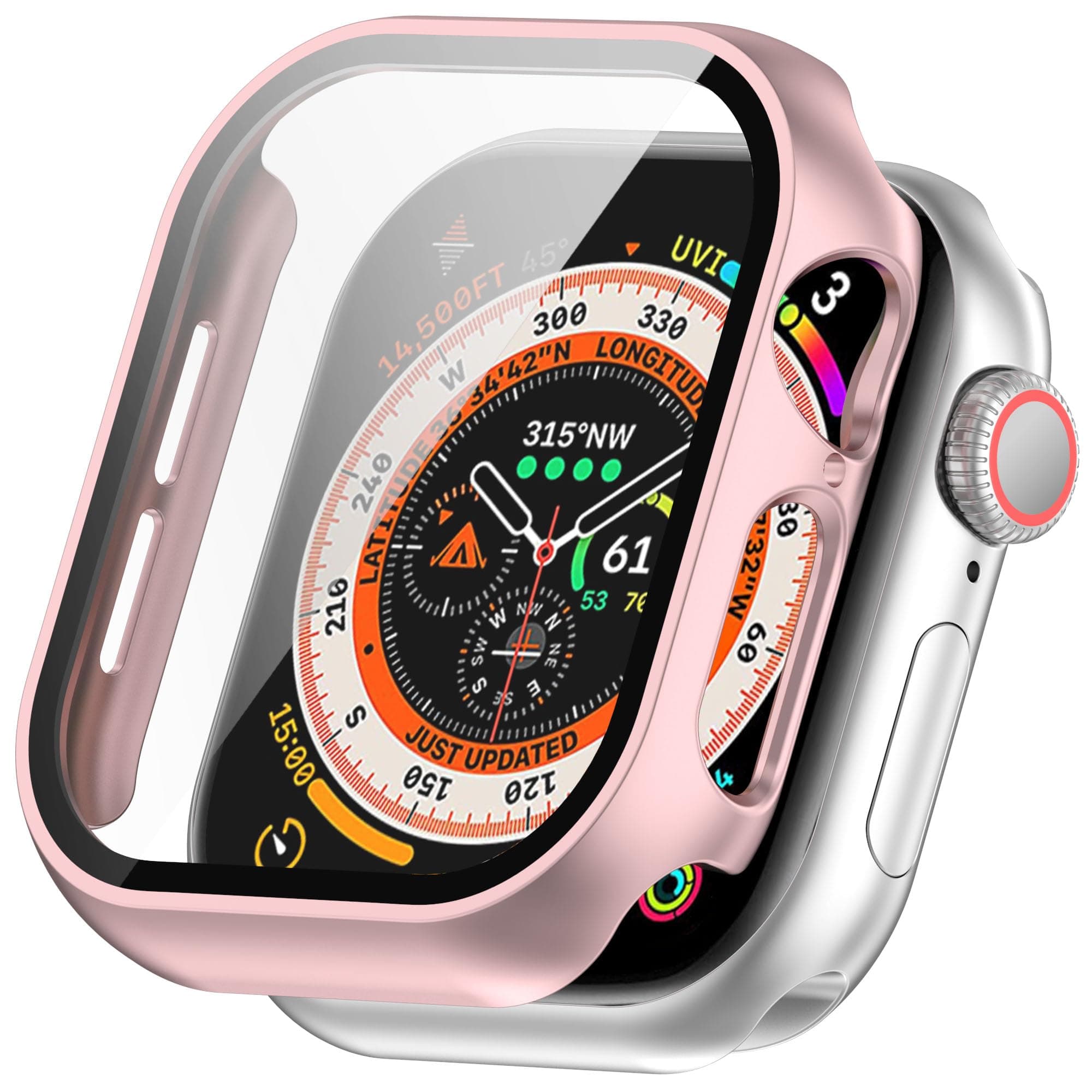 کاور محافظ اپل واچ سری 10 سایز 42 – Apple Watch Series 10 – 42mm مدل Tempered Glass Case
