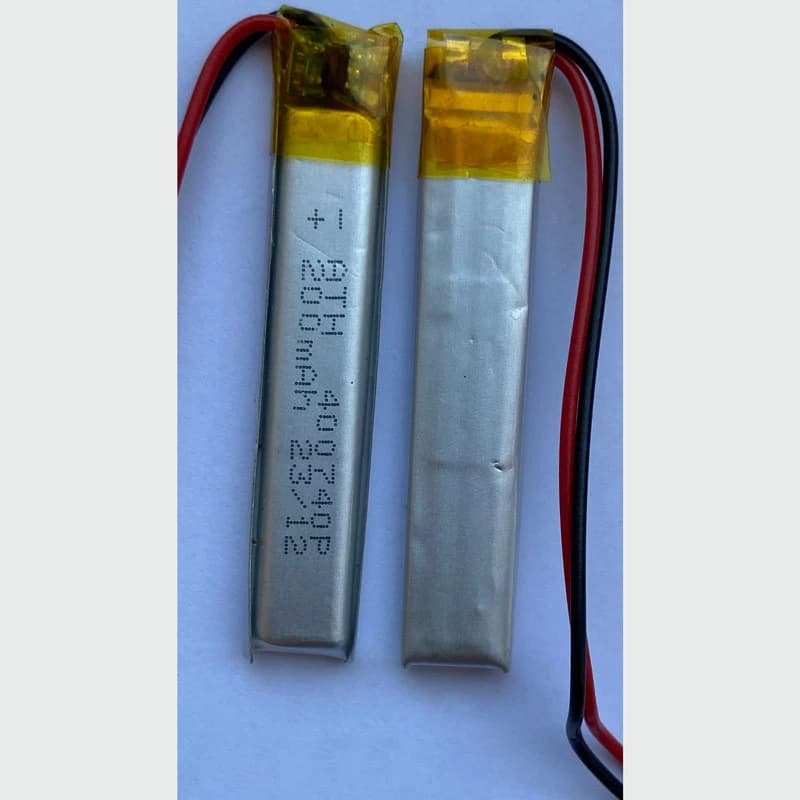 باتری لیتیوم 200mAh 40*7*4mm 400740P — تصویر ۴