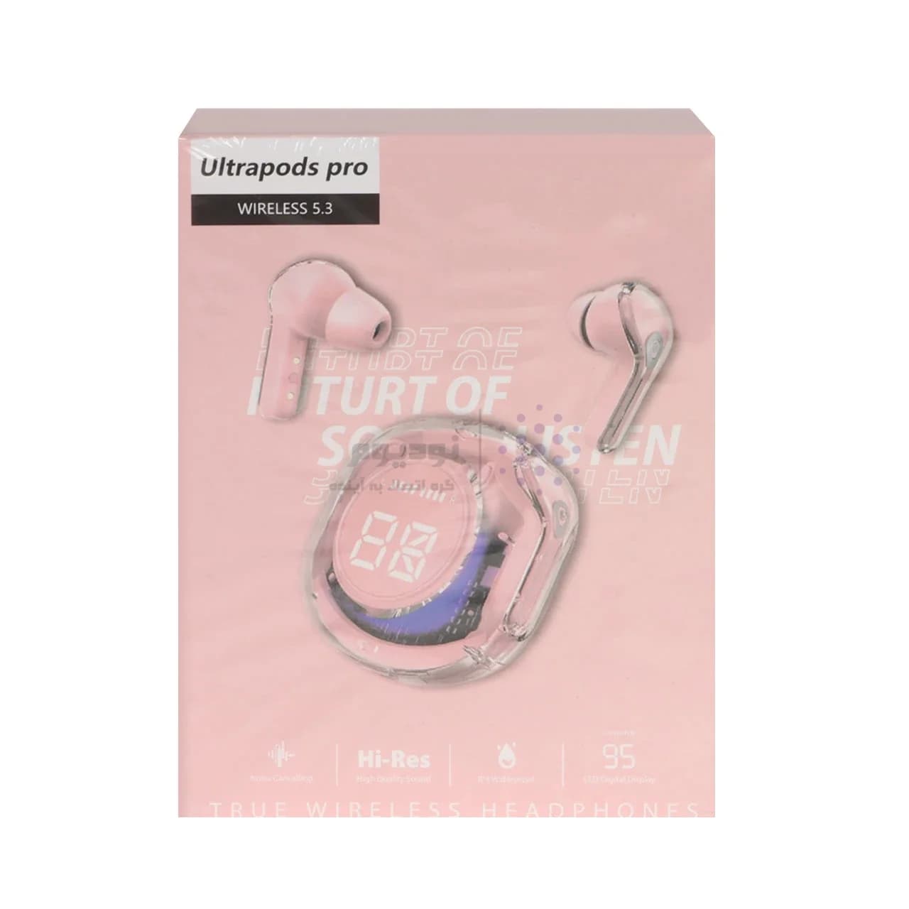 ایرفون بی سیم مدل Ultrapods Pro – صورتی — تصویر ۶