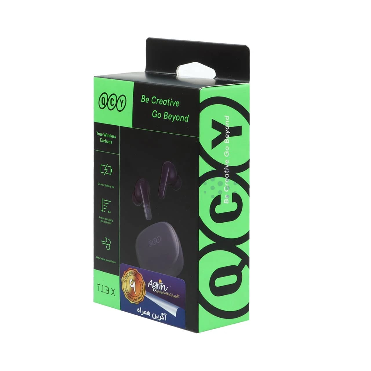 ایرفون بی سیم QCY مدل T13 X – بنفش (گارانتی شش ماهه شرکتی) — تصویر ۴