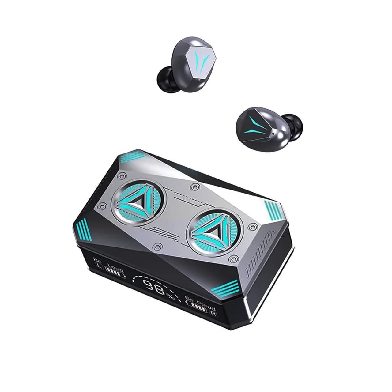 ایرفون بی سیم مدل M98 Plus – طوسی