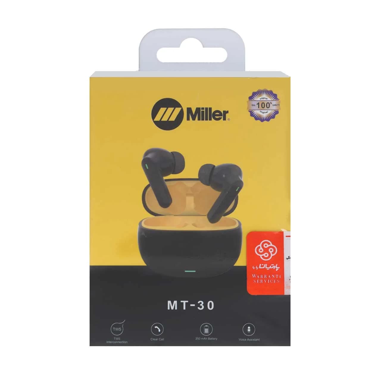 ایرفون بی سیم Miller مدل MT-30 – خاکستری (گارانتی پارتیان پایا)