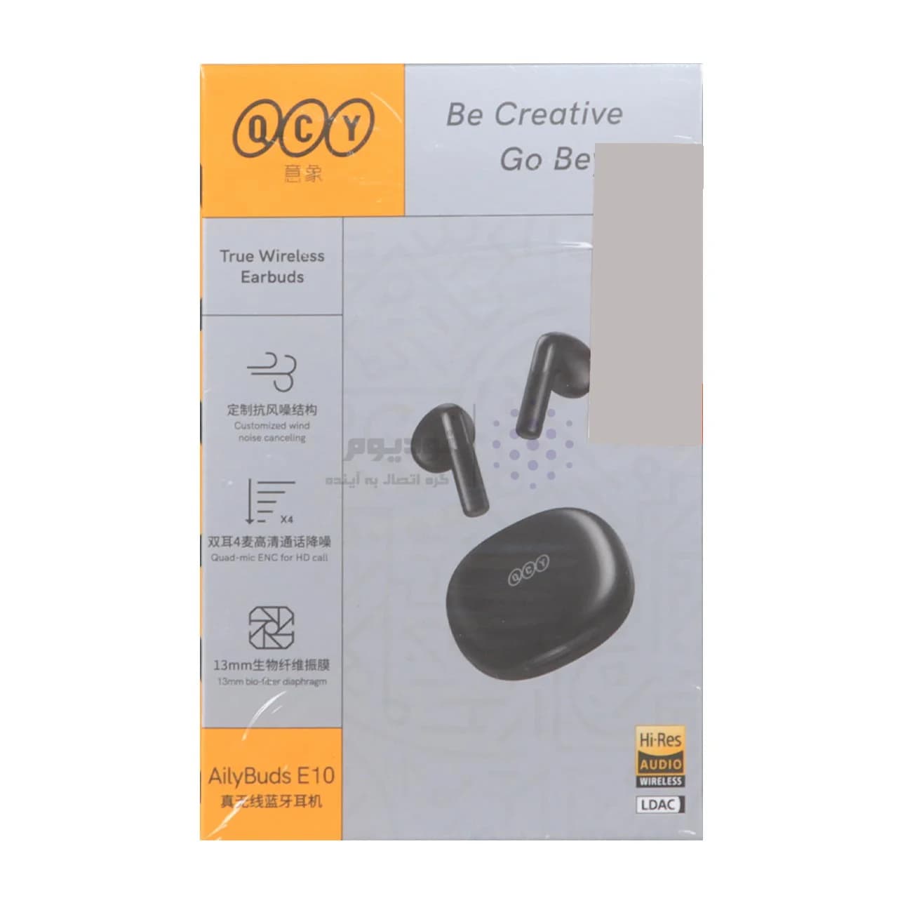 ایرفون بی سیم QCY مدل Ailybuds E10 – مشکی (گارانتی 18 ماهه شرکتی) — تصویر ۳