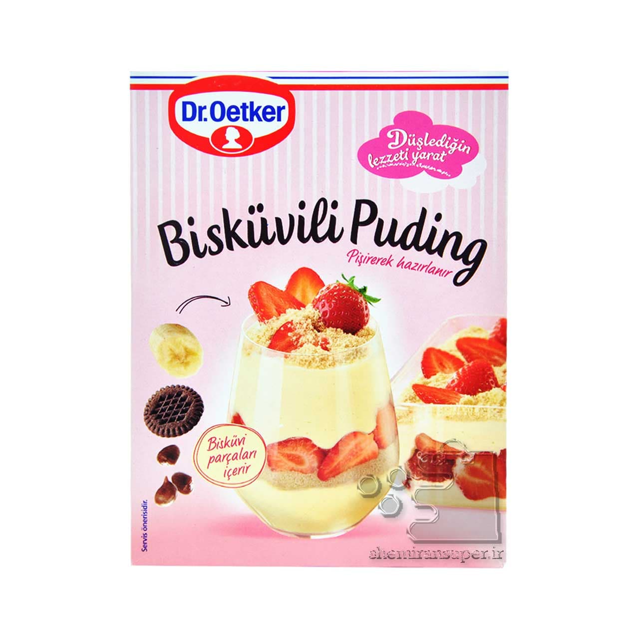 پودینگ بیسکوییتی ۱۰۰ گرم دکتر اوتکر – dr.oetker