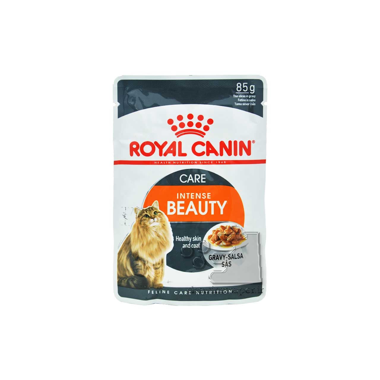 پوچ ( سوپ ) گربه برای سلامت پوست و مو ۸۵ گرم رویال کنین – royal canin