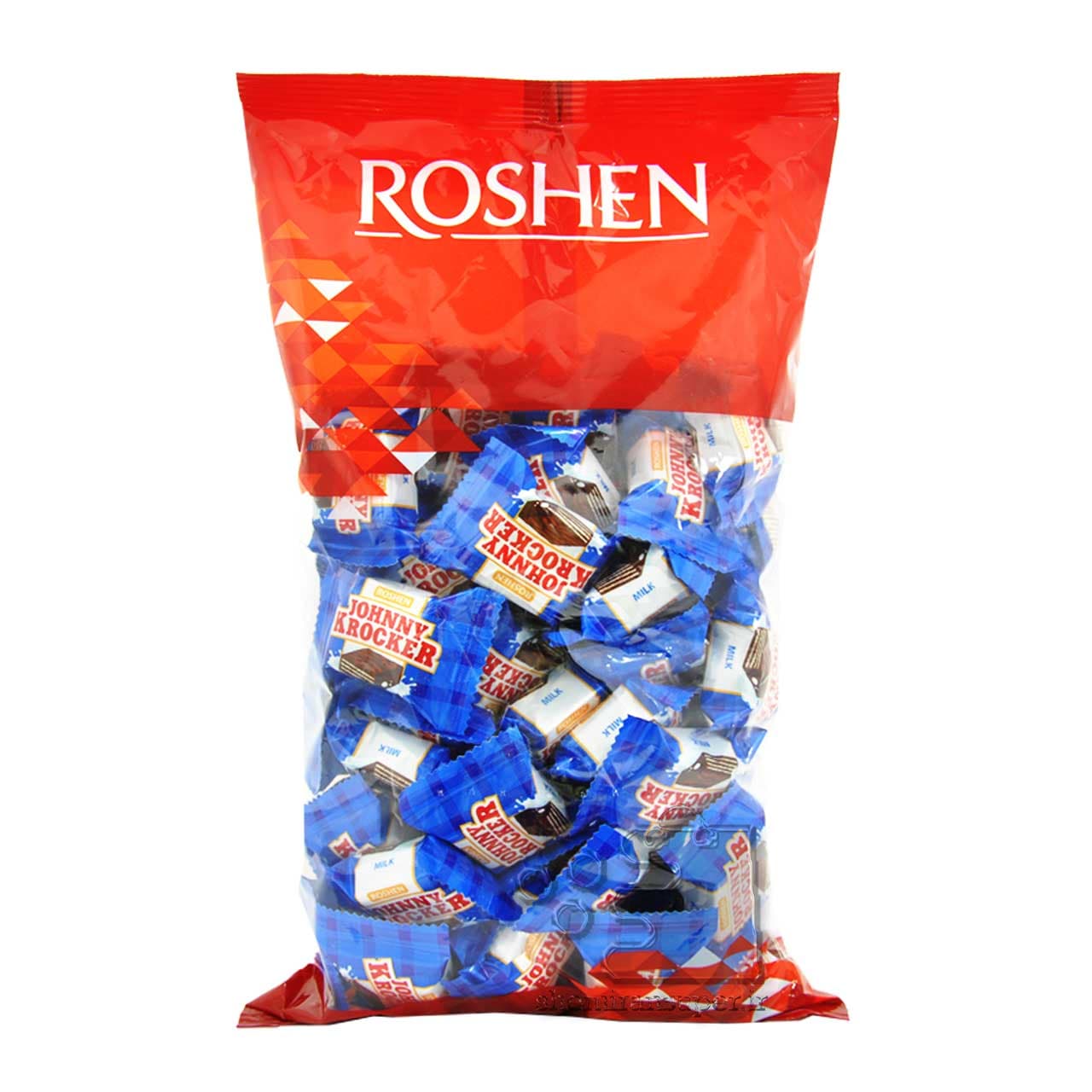 ویفر کرم شیری با روکش شکلات ۵۰۰ گرم جانی کراکر روشن – roshen
