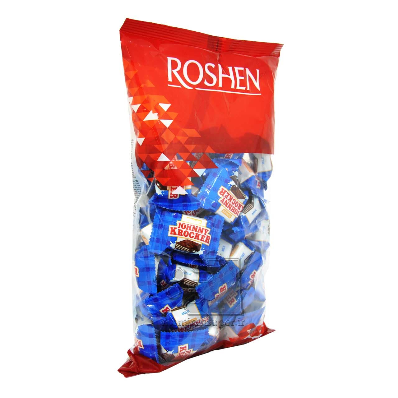 ویفر کرم شیری با روکش شکلات ۵۰۰ گرم جانی کراکر روشن – roshen — تصویر ۲