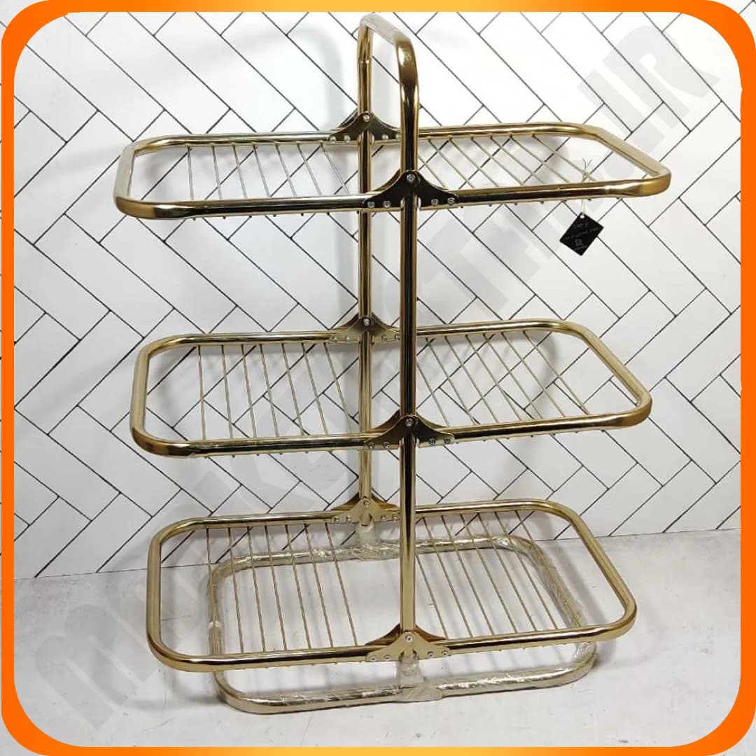 استند قابلمه دوطرفه طلایی ZB-607 زومبا