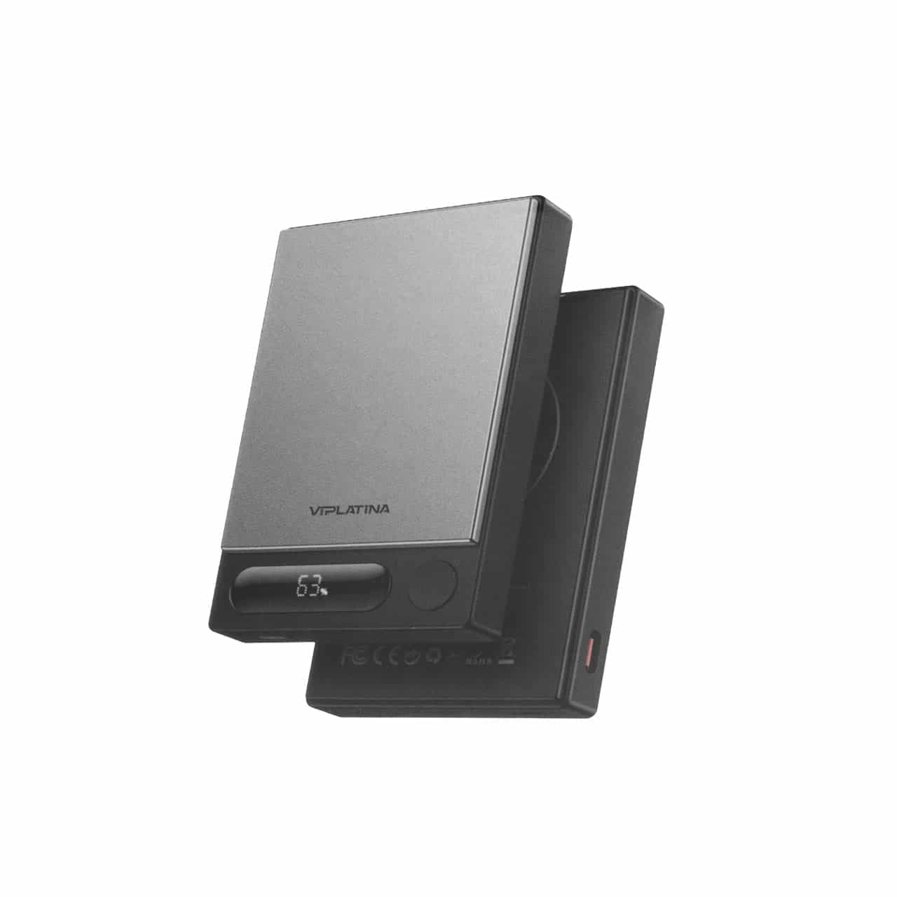 پاوربانک فست شارژ وایرلس VIPLATINA 10000mAh مدل VP23 15W – مشکی (گارانتی 18 ماه تعویض نیکان همراه) — تصویر ۲