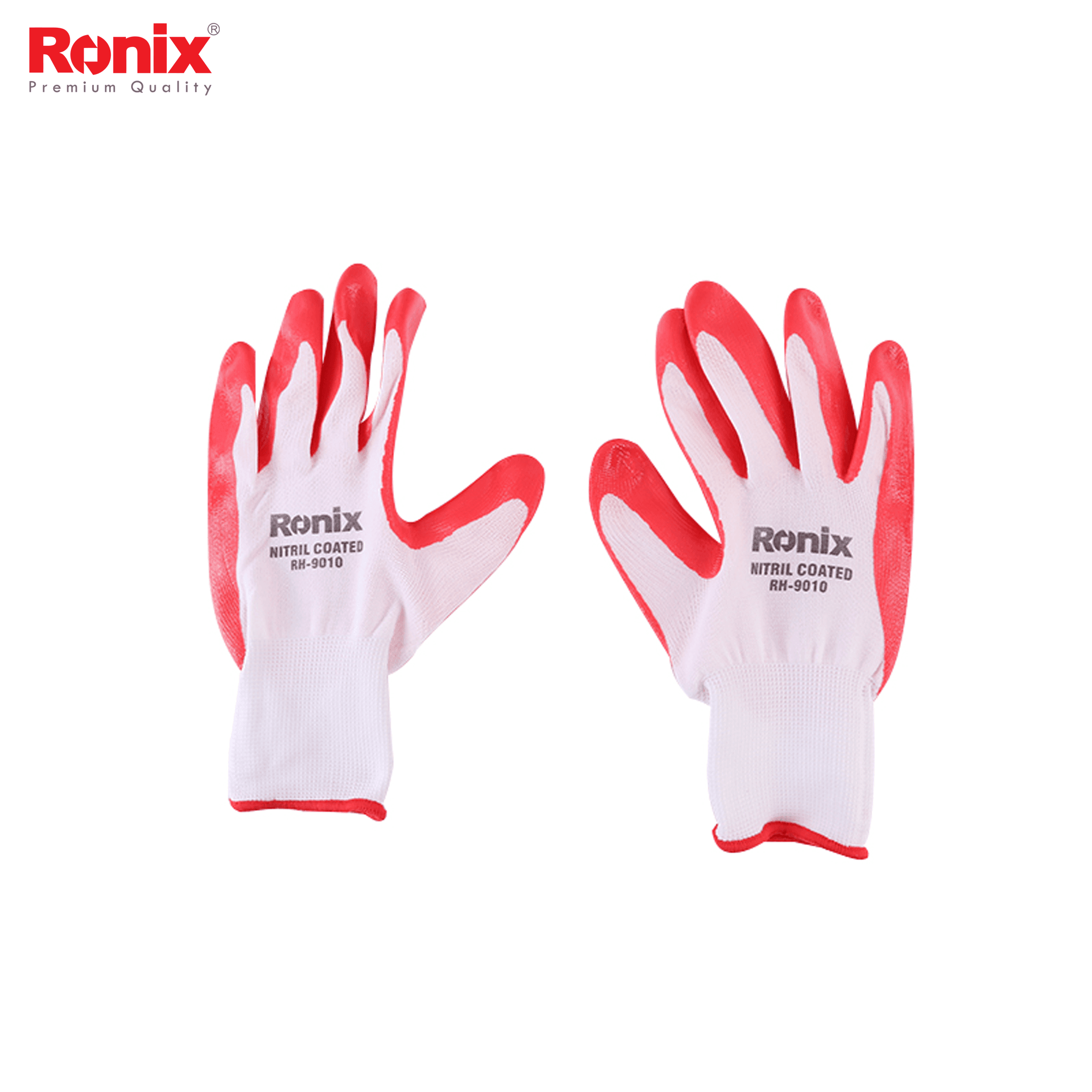 دستکش کار روکش نیتریل سایز 10 رونیکس مدل RONIX RH-9010