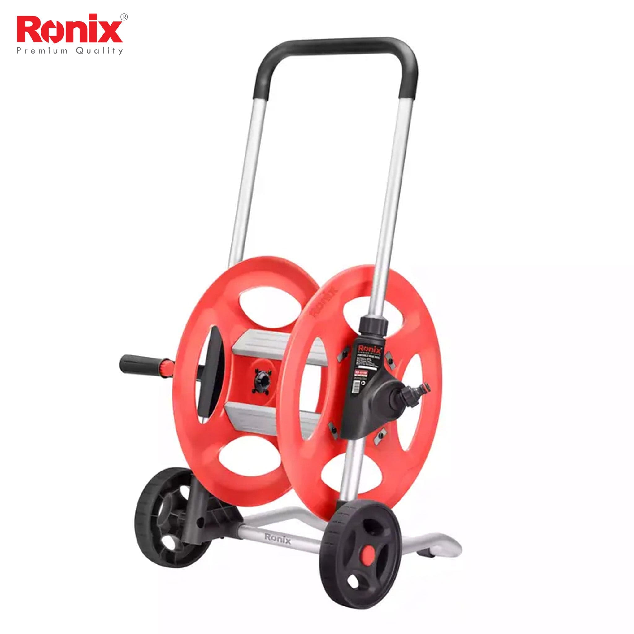 شلنگ‌جمع‌کن دستی چرخ‌دار 60 متری رونیکس مدل RONIX RH-6160