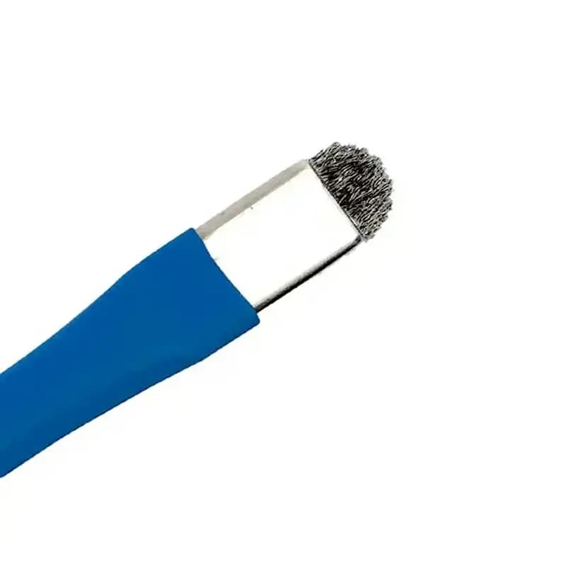برس فرچه تمیزکننده برد یک سر سیمی یک سر پلاستیکی مدل LOUWEI BRUSH — تصویر ۵