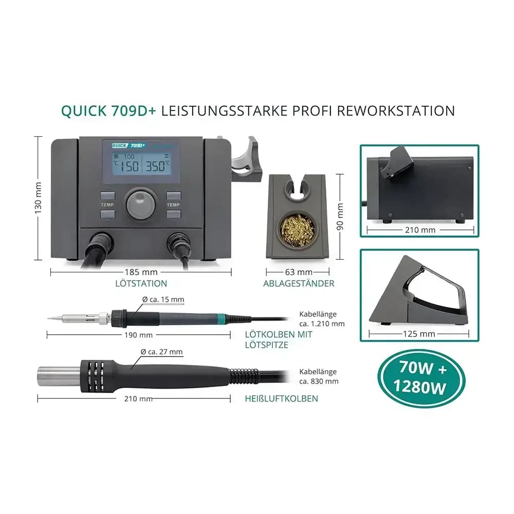 هیتر و هویه کوییک مدل QUICK 709D PLUS — تصویر ۴