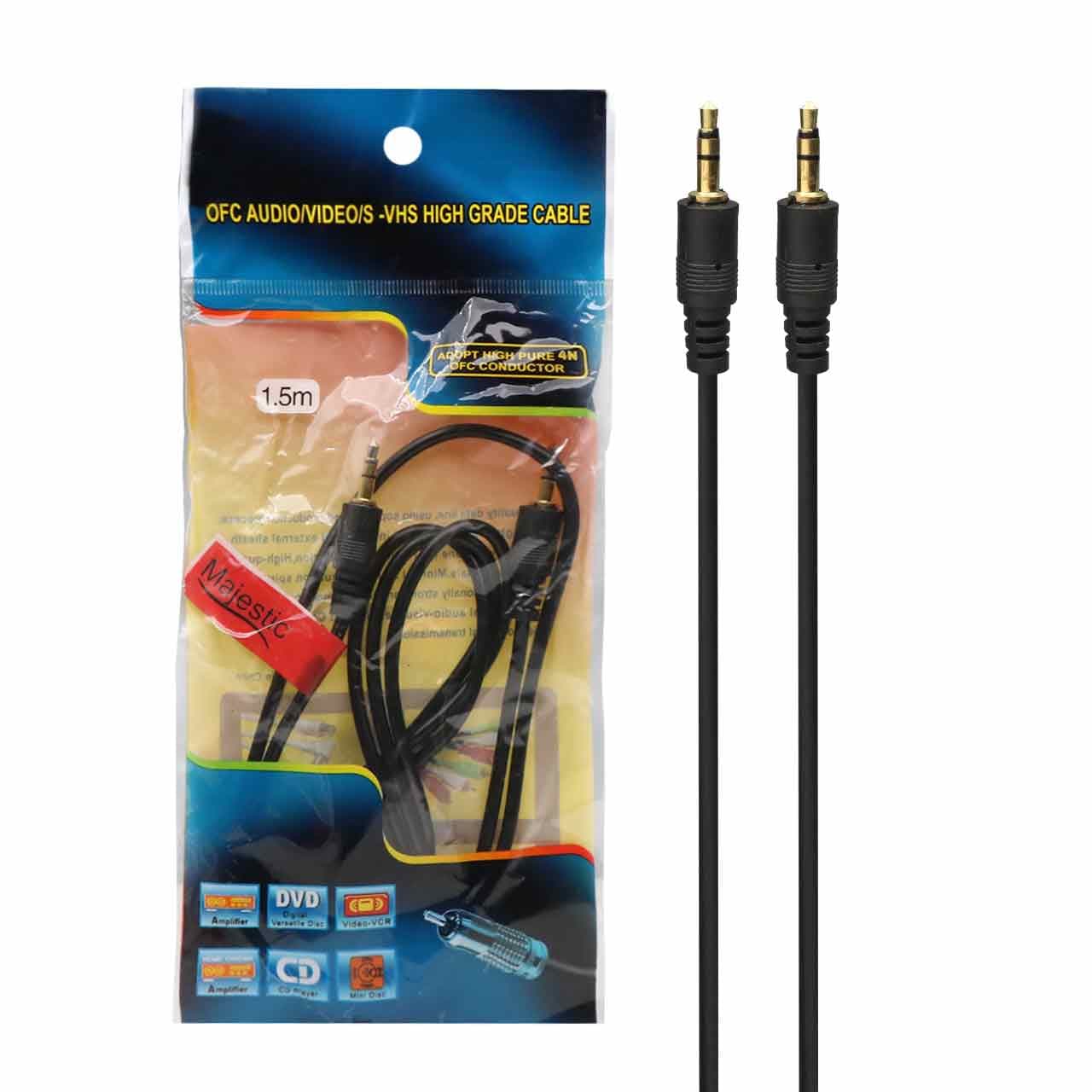 کابل صدا مدل Majestic AUX 1.5M