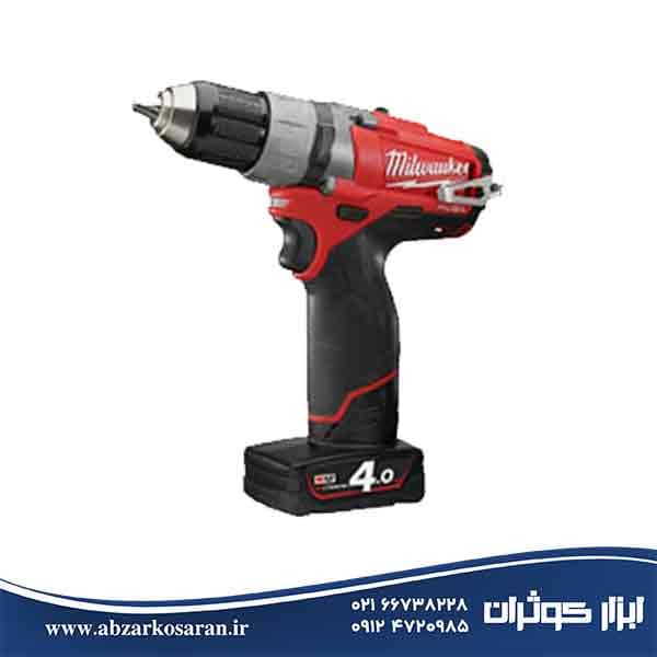 دریل پیچ گوشتی چکشی شارژی میلواکی Milwaukee مدل M12CDD-402C