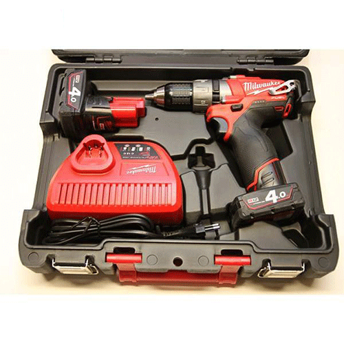 دریل پیچ گوشتی چکشی شارژی میلواکی Milwaukee مدل M12CDD-402C — تصویر ۳