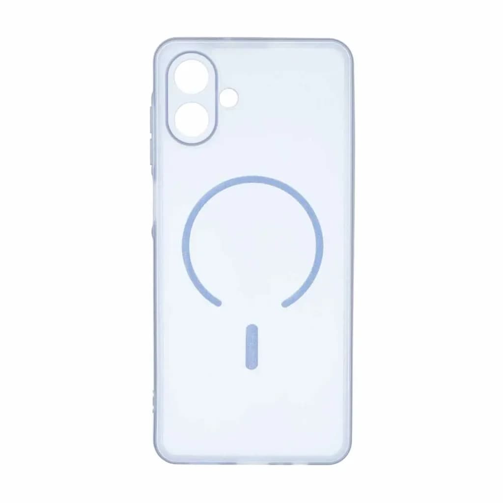 قاب ژله ای مات طرح مگ سیف Power محافظ لنزدار Samsung Galaxy A07 – آبی — تصویر ۲