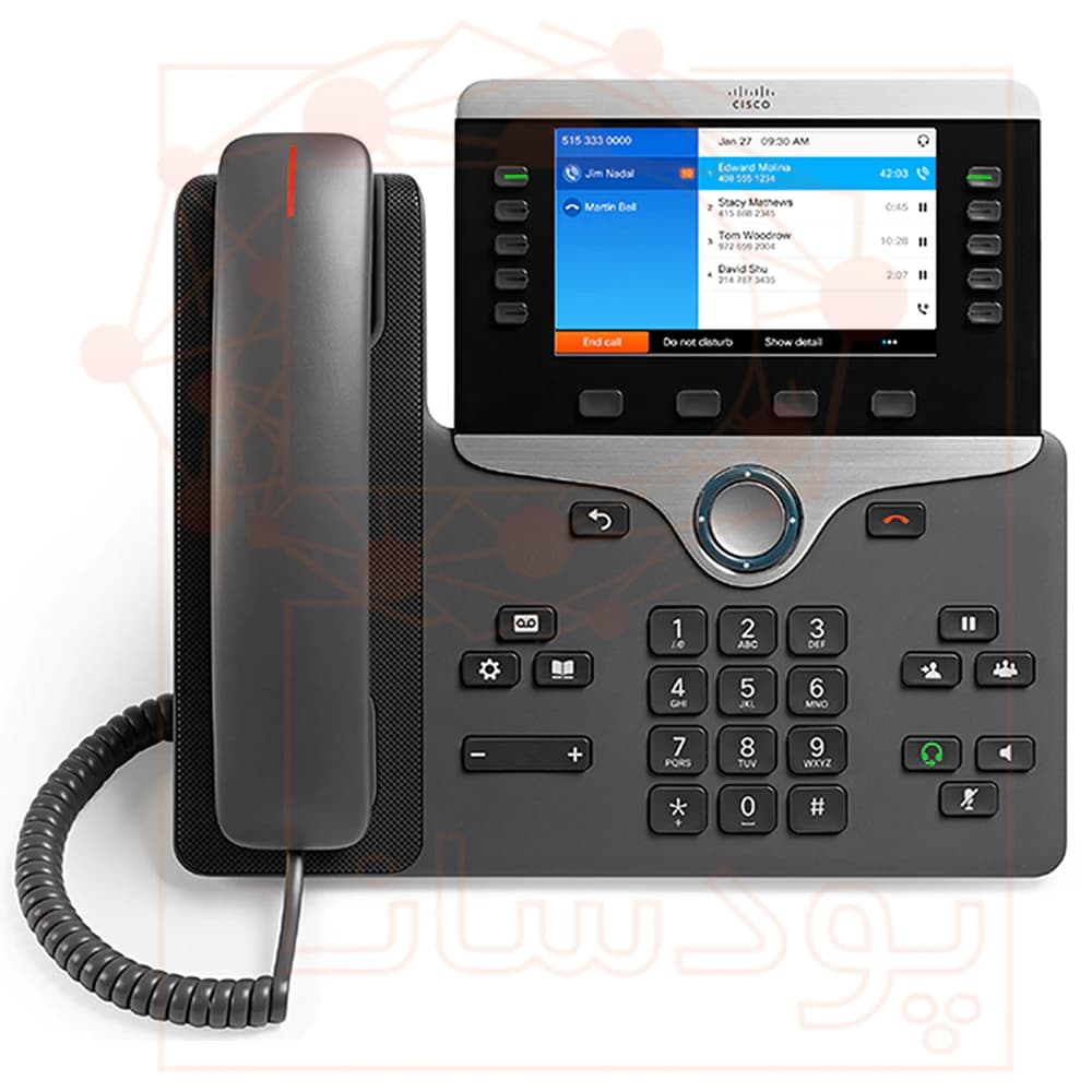 تلفن تحت شبکه سیسکو Cisco CP-8841-K9 ریفر — تصویر ۵