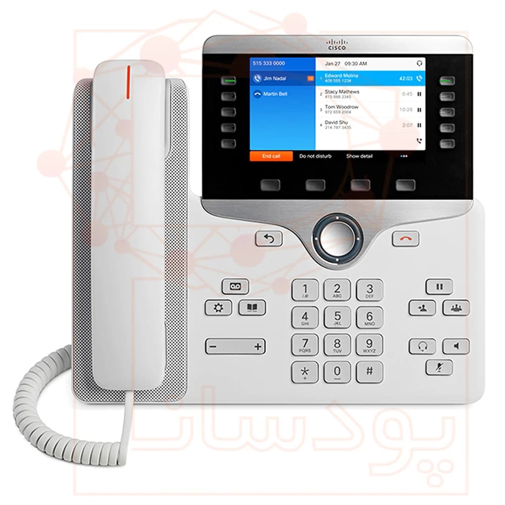 تلفن تحت شبکه سیسکو Cisco CP-8841-K9 ریفر — تصویر ۴