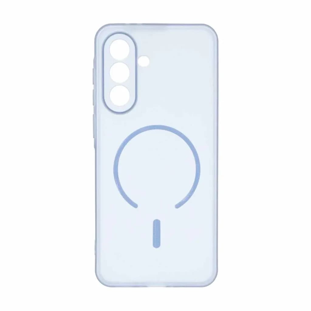 قاب ژله ای مات طرح مگ سیف Power محافظ لنزدار Samsung Galaxy A56 / A36 – آبی — تصویر ۲
