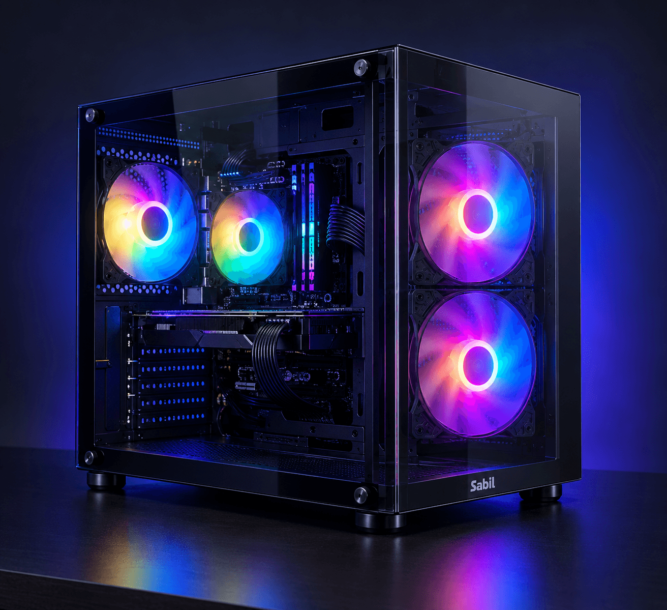 سیستم گیمینگ نیالوژین i5-10600 | رم 16GB | گرافیک RX580 8GB — تصویر ۲