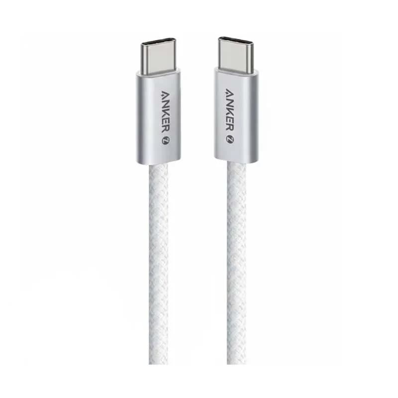 کابل شارژ USB-C به USB-C انکر مدل Zolo A8060H21 با طول 1.8 متر