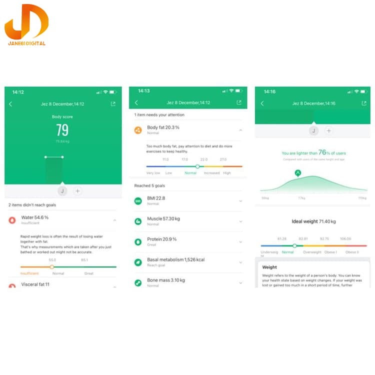 ترازو دیجیتال شیائومی مدل Mi body composition scale 2 — تصویر ۷