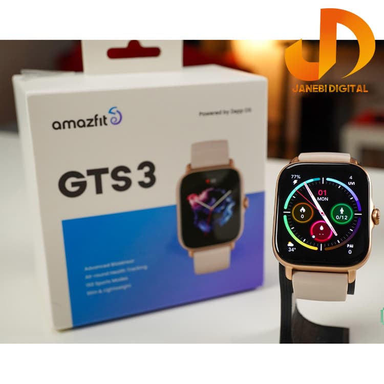 ساعت هوشمند امیزفیت مدل GTS 3 بند سیلیکونی — تصویر ۷