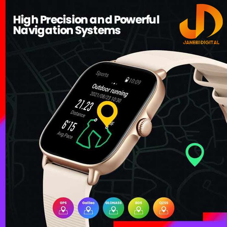 ساعت هوشمند امیزفیت مدل GTS 3 بند سیلیکونی — تصویر ۵