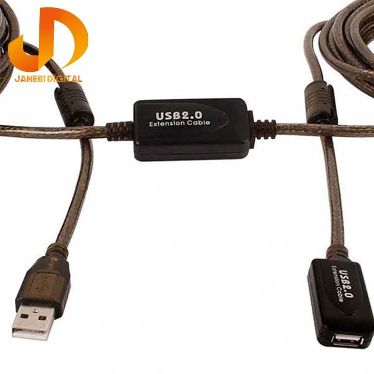 کابل افزایش طول 2۰ متری USB برد دار — تصویر ۳