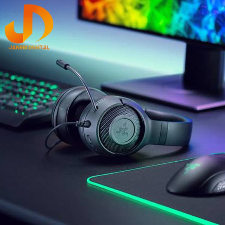 هدست مخصوص بازی ریزر مدل Kraken X essential (گارانتی 18 ماهه گرین) — تصویر ۵