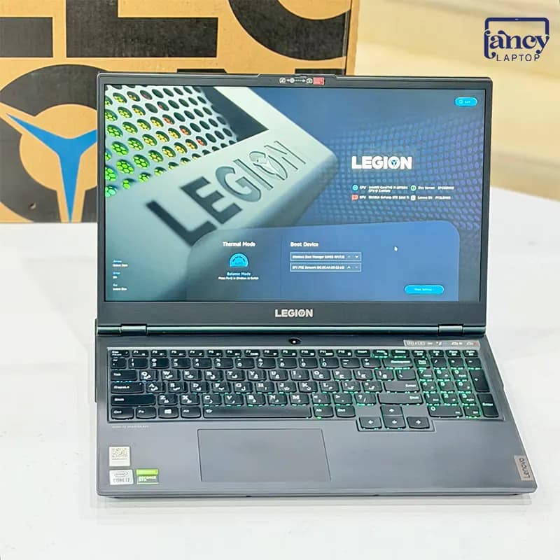 لپ تاپ استوک 15.6 اینچی لنوو Legion 5 Core i7-10750H 32GB DDR4 512GB SSD + 1TB HDD NVIDIA GeForce GTX 1660 Ti 6GB GDDR6 — تصویر ۵