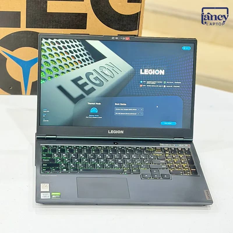 لپ تاپ استوک 15.6 اینچی لنوو Legion 5 Core i7-10750H 32GB DDR4 512GB SSD + 1TB HDD NVIDIA GeForce GTX 1660 Ti 6GB GDDR6 — تصویر ۴